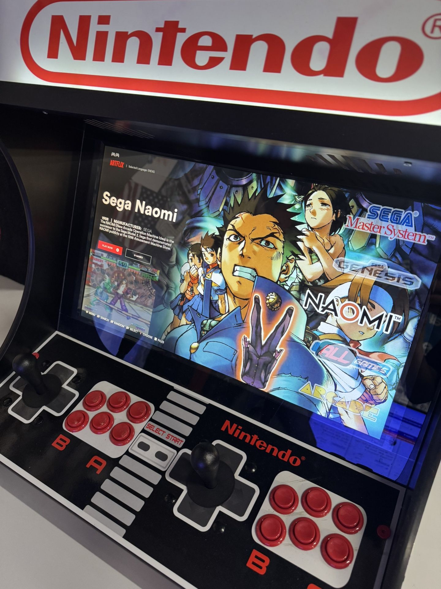 Nintendo Custom Arcade Machine