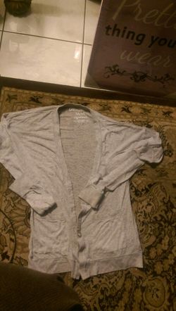 Grey Cardigan Brand:Aeropostale Size Medium