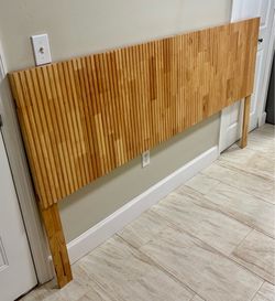 Wood Slatted Headboard
