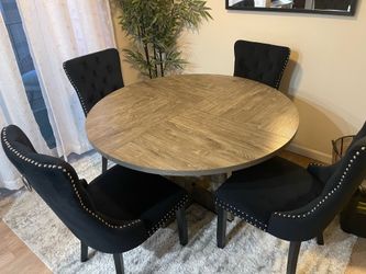 5 Piece Round Kitchen Dining Set