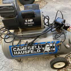CAMPBELL H 20  GALLON AIR COMPRESSOR 