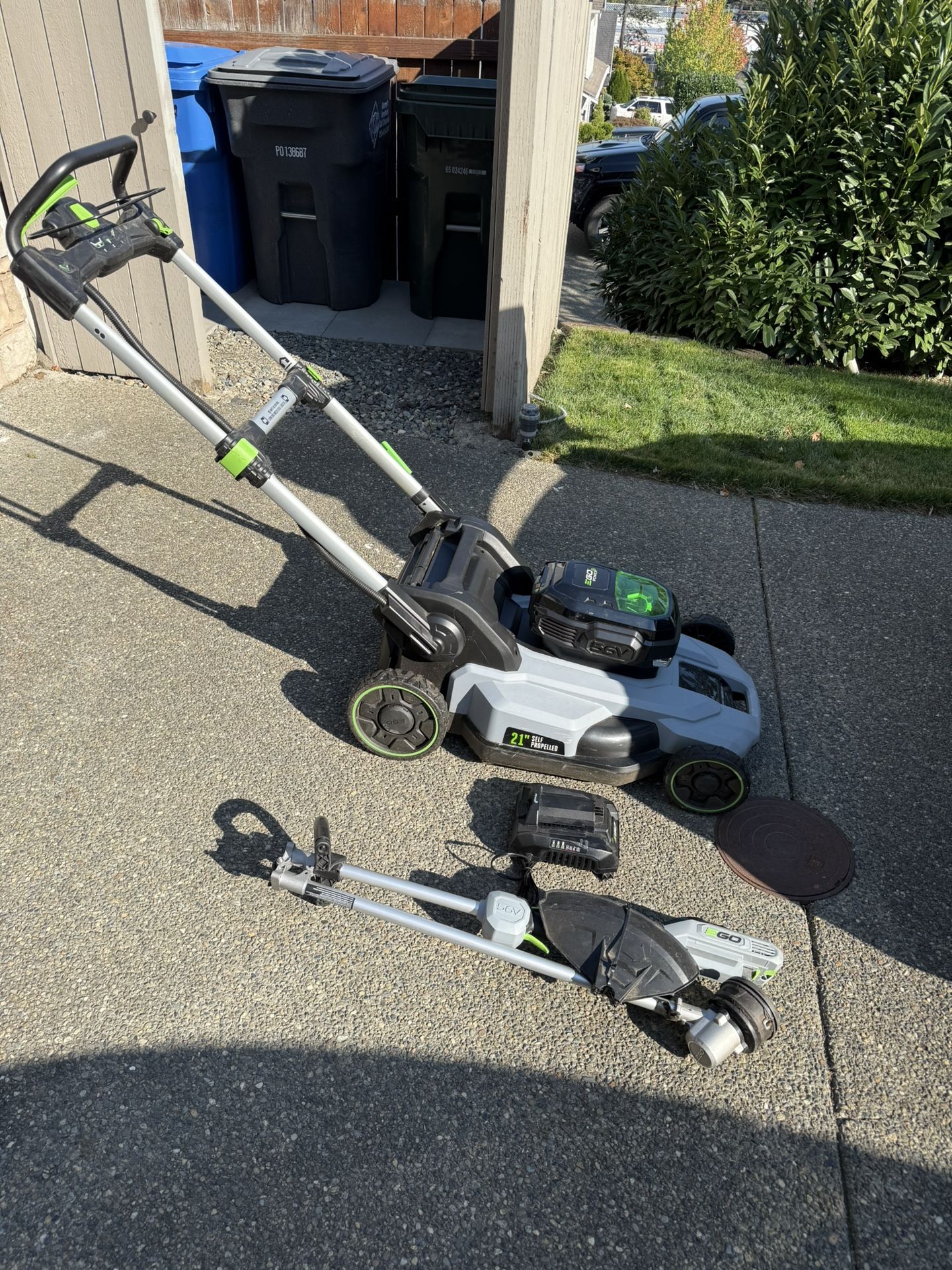 Ego Lawn Mower And Weed Trimmer