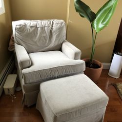 Nursing Chair - Woven grey 