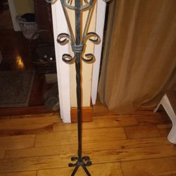 Wrought Iron Floor Standing Candelabra 