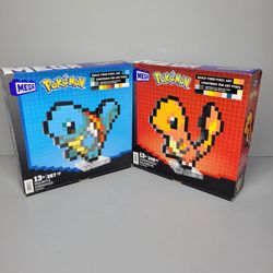 New Pokemon Mega: Charmander & Squirtel