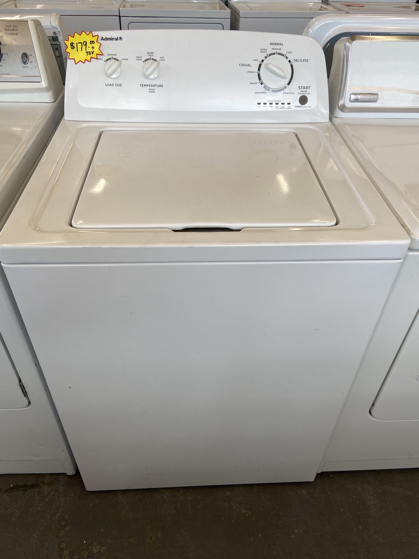 ADMIRAL WASHING MACHINE