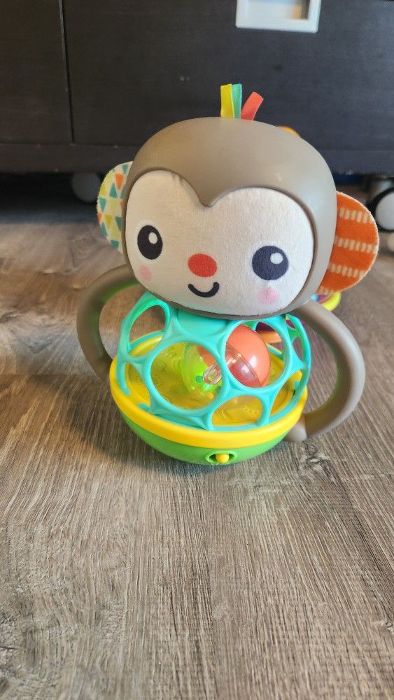 Bright Starts Monkey Light Up Rattle