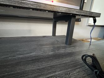 Lshaped  Desk with LED lights