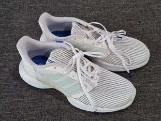 Adidas White Shoes Sneakers, New, US 8.5