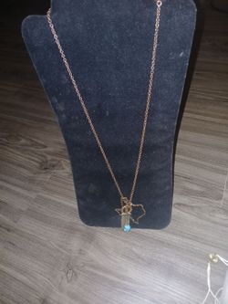 Texas copper necklace