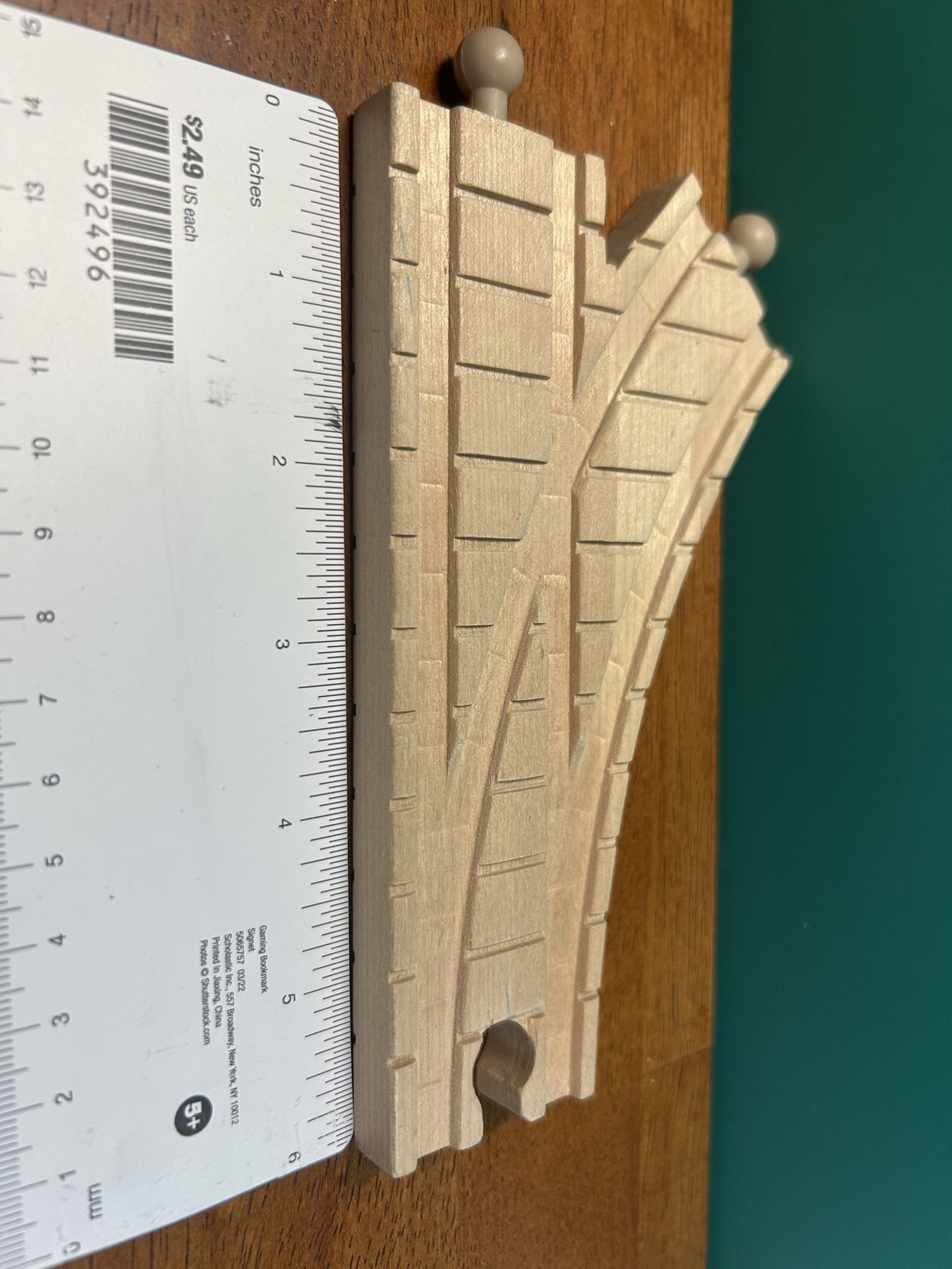 Thomas wooden Railway Train Curve Switch Track Clickety Clack
