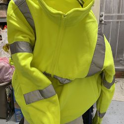 Safety Jacket Fleece Large