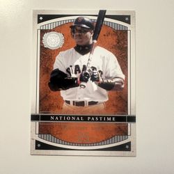 2003 Fleer Patchworks National Pastime Barry Bonds #1/25 Mint