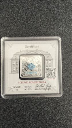 Schloss Güldengossa 5g Silver Bar AG 999