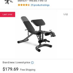 New Weider Xrs 20 Olympic Workout Bench 