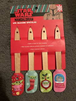 NEW Star Wars The Mandalorian Baby Yoda Grogu 4pk Mini Spatulas 