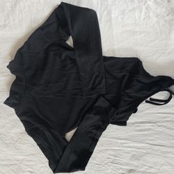 Fashion Nova Bodysuit Size Small Backlace With Lacing