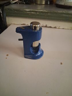 Blue Cast Iron Bench Clamp Press Tool