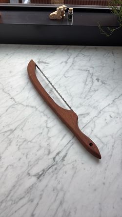 Wood Serrated Bread Knife