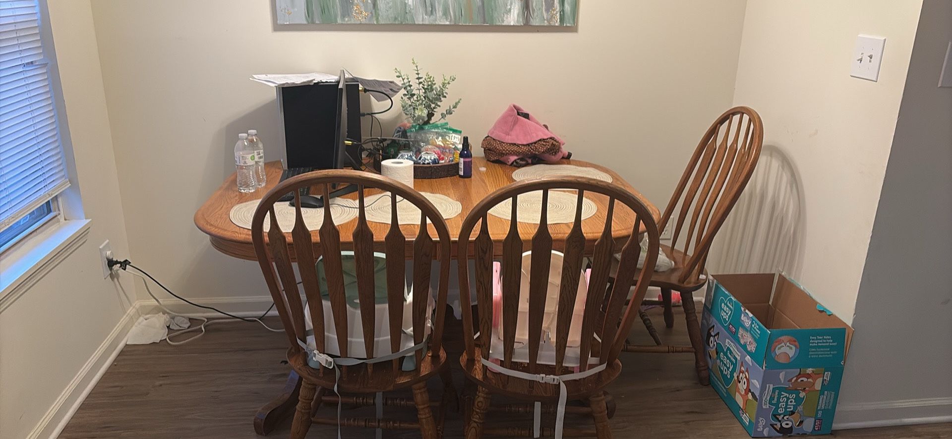 8ft Table 6 Chairs
