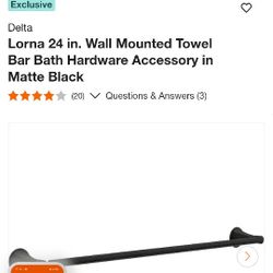 24" Towel Bar