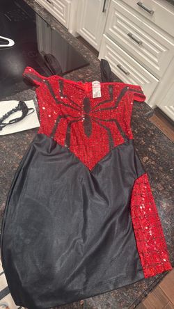 Sparkly Spidergirl dress w mask