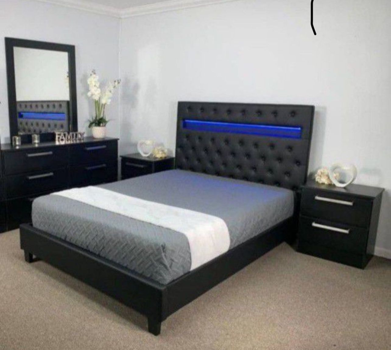 Queen Size Bedroom  Set  All New Furniture And Free Delivery 