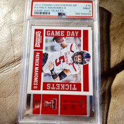 2017 Panini Contenders Patrick Mahomes II  Game Day Tickets No. 15