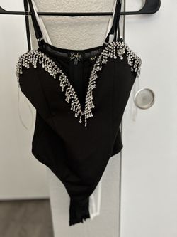Rhinestones Bodysuit 