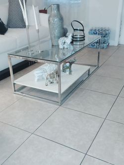 Only the table glass