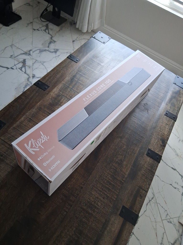 Klipsch Flexus Core 100 All-in-One Soundbar Speaker - Walnut Finish