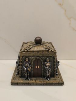 Medieval Knight Castle Trinket Box