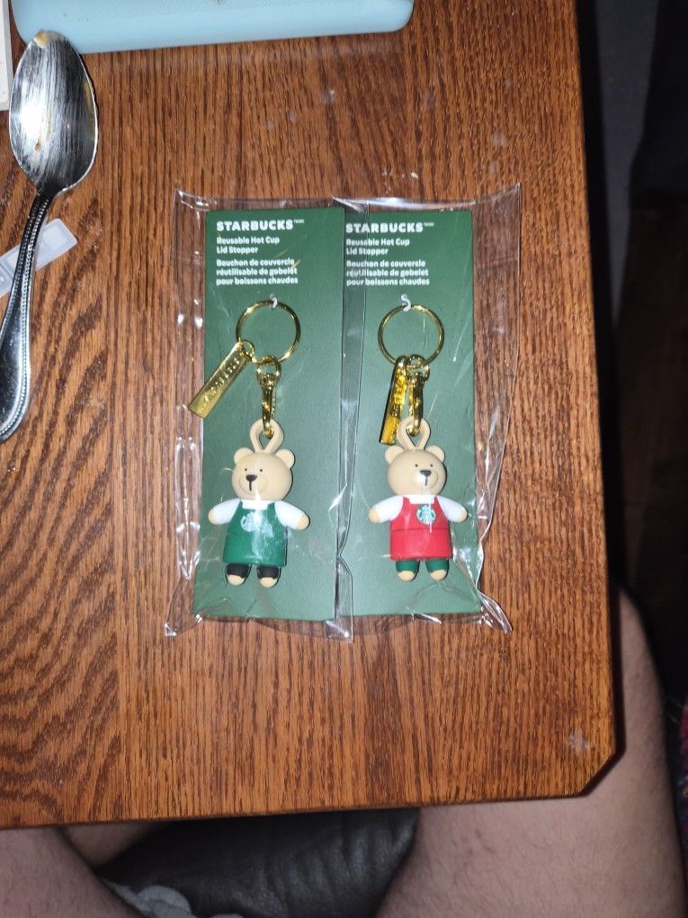 Starbucks 2025 Bearista Stopper Keychains
