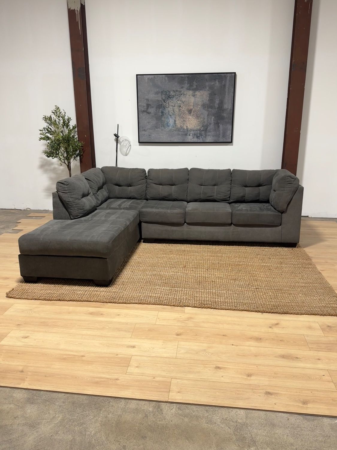 Gray Sectional Sofa π Same Day Delivery