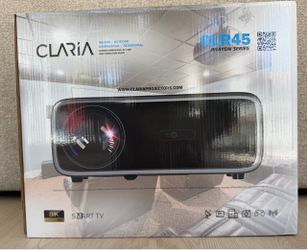 Brand New Claria CLR45 8K Laser Projector – Factory Sealed