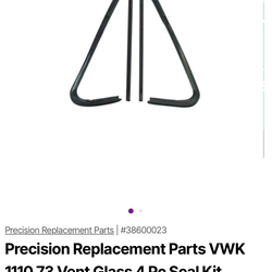 New-Precision C10 Wing Window Seal Kit