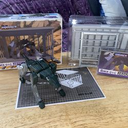 Transformers Ocular-Max RMX-01C Jaguar (Ravage) with cage set