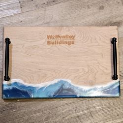 Epoxy Resin Wood Serving Tray