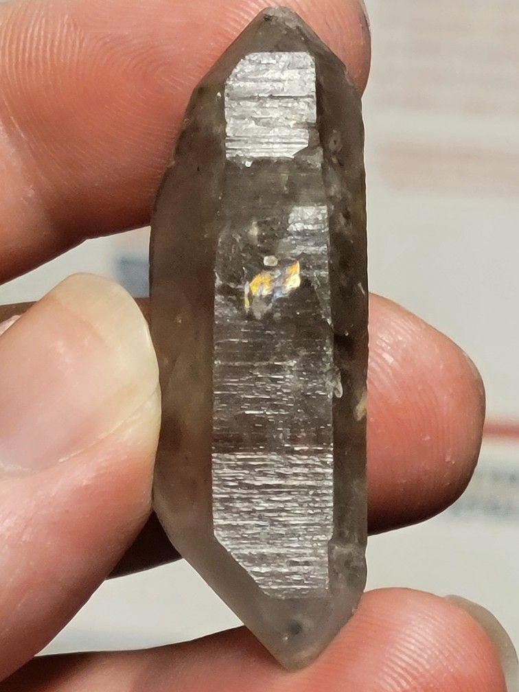 71.25ctw Smokey Herkimer Diamond W/ RAINBOW Inclusions