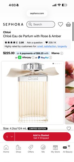 Chloé  Chloé Eau de Parfum with Rose & Amber