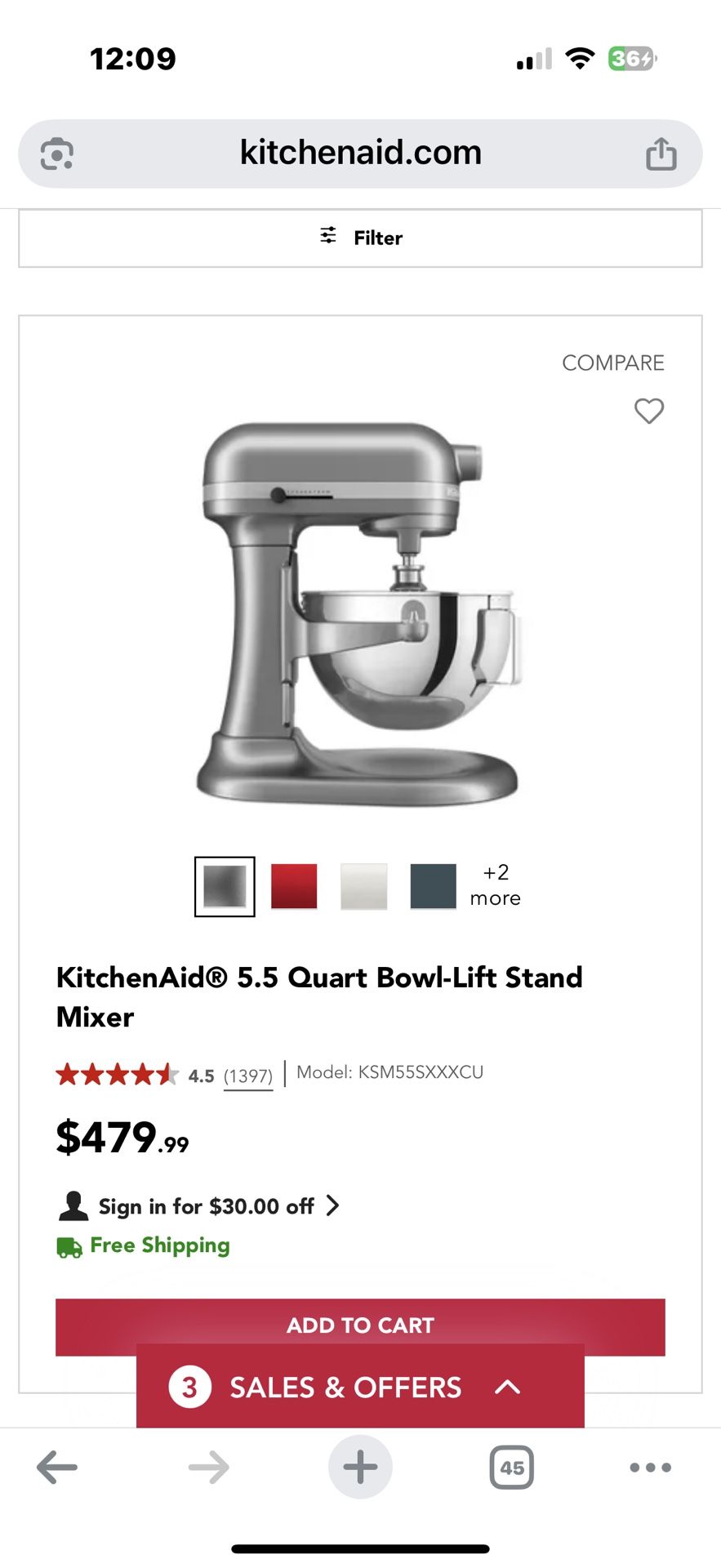 Unopened KitchenAid Mixer