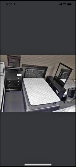BRAN NEW LUXURY COMPLETE BEDROOM SET $1100