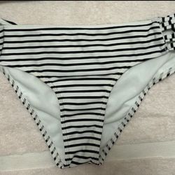 Abercrombie & Fitch Striped Bikini Bottom