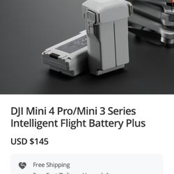 Genuine DJI Mini 3 & 4 Pro Intelligent Flight Battery 