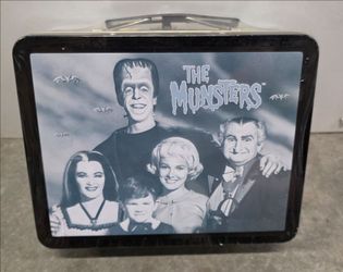 Vintage The Munsters Mini Metal Snack Box