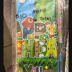 Mario Brothers Party Supplies