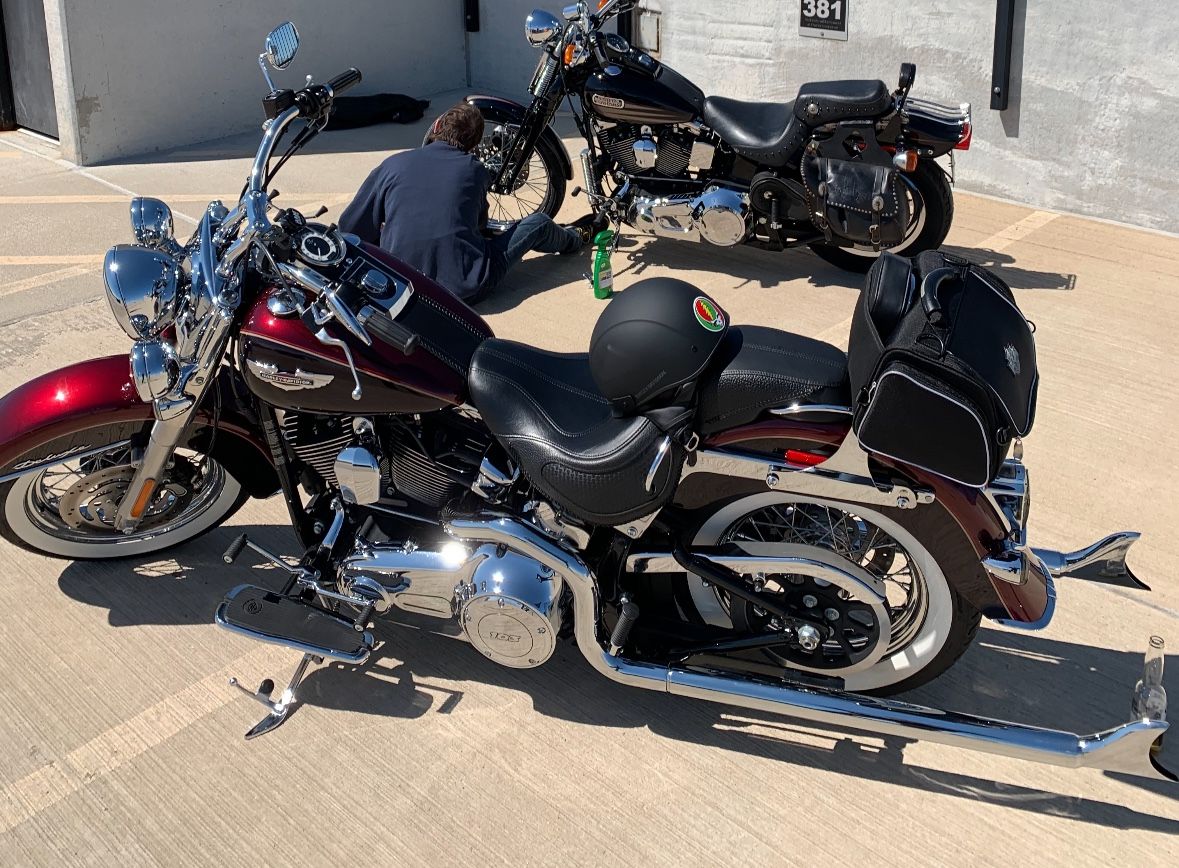 2014 Harley Davidson Softail deluxe Black Cherry / Cherry