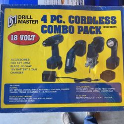 Drill Master 4 PC. Combo
