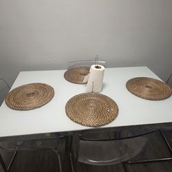 Glass Table And Four Chairs