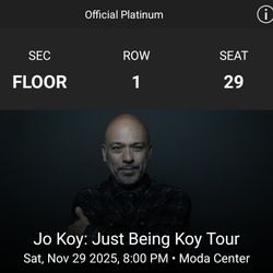Jo Koy: Just Being Koy Tour Tickets 